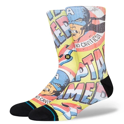 Unisex Stance Captain America FreshTek Crew Socks