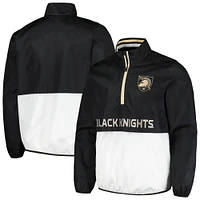 Men's G-III Sports by Carl Banks Black Army Knights Cornerman Half-Zip Top