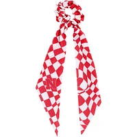 ZooZatz Nebraska Huskers Checkered Scrunchie Scarf