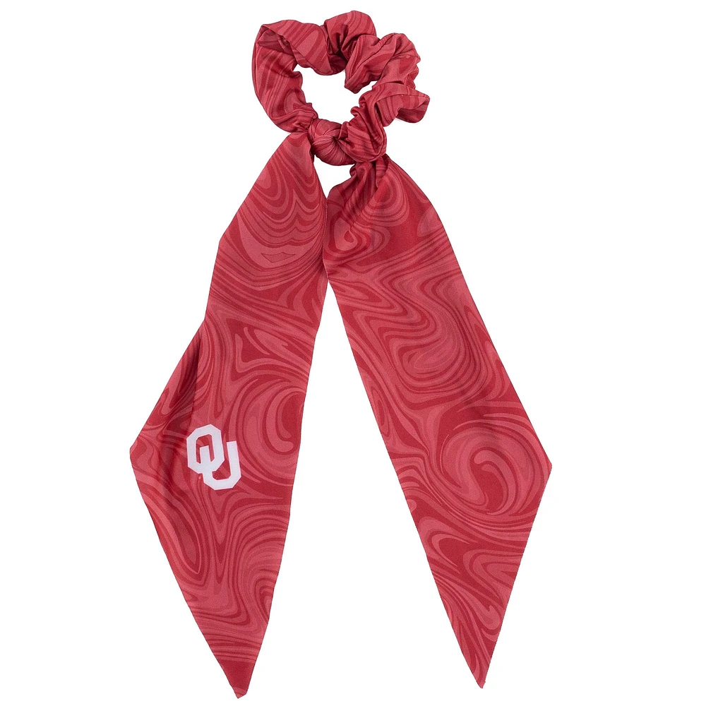 ZooZatz Oklahoma Sooners Swirly Scarf Scrunchie