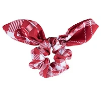 ZooZatz Oklahoma Sooners Plaid Scrunchie with Bow