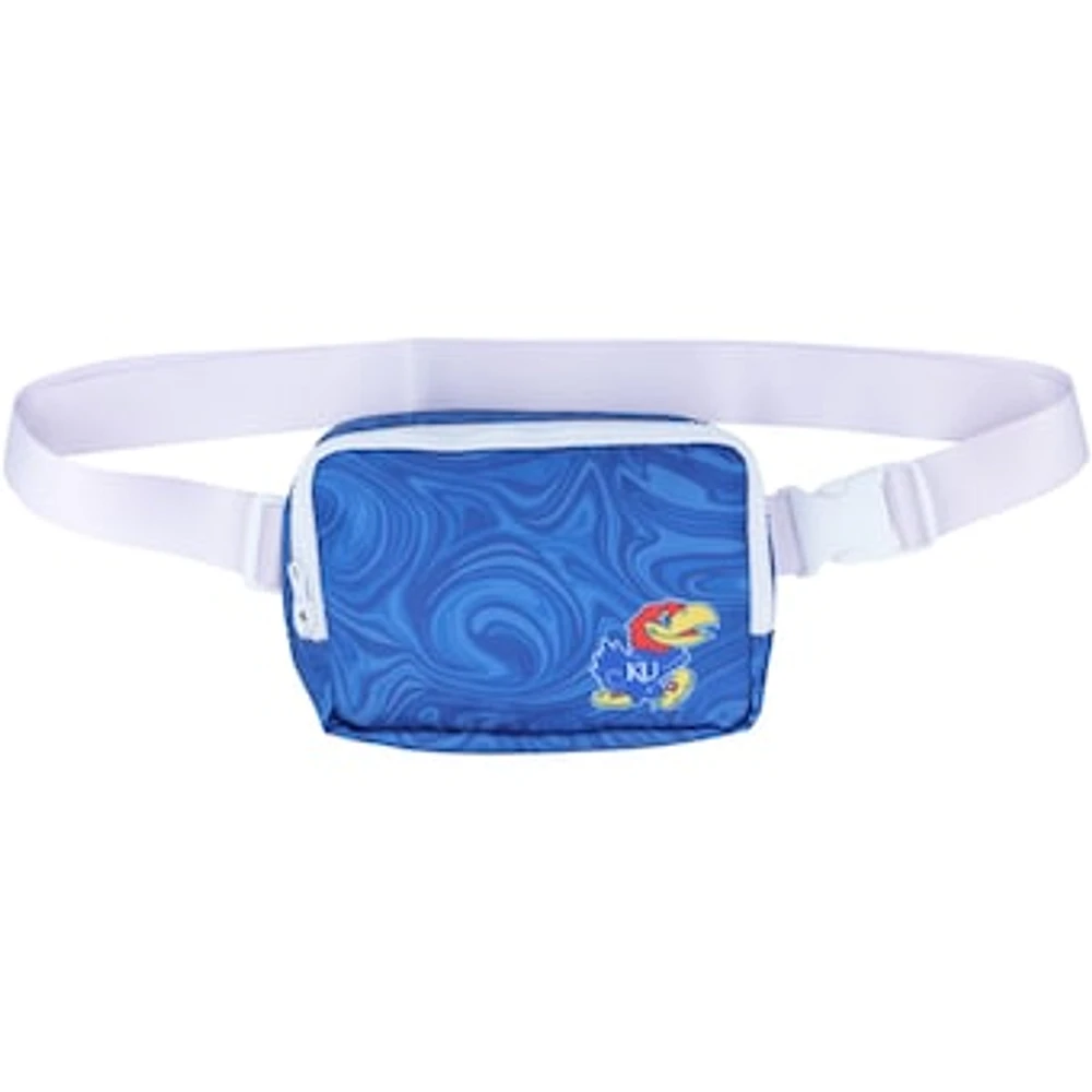 Women's ZooZatz Kansas Jayhawks Swirly Belt Adjustable Fanny Pack Bag