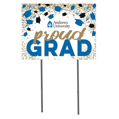 Andrews University Cardinals  18" x 24" Proud Grad Yard Sign
