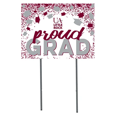 Arkansas Little Rock Trojans  18" x 24" Proud Grad Yard Sign