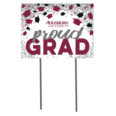 Augsburg Auggies  18" x 24" Proud Grad Yard Sign