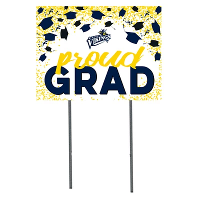 Augustana Vikings  18" x 24" Proud Grad Yard Sign
