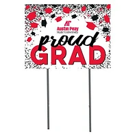 Austin Peay State Governors  18" x 24" Proud Grad Yard Sign