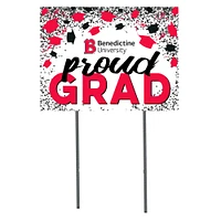 Benedictine Eagles  18" x 24" Proud Grad Yard Sign