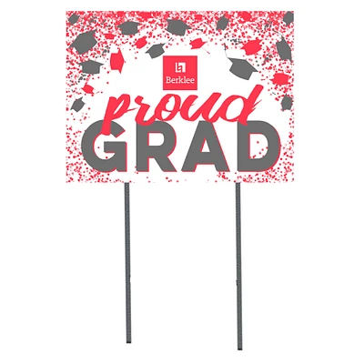 Berklee College of Music  18" x 24" Proud Grad Yard Sign