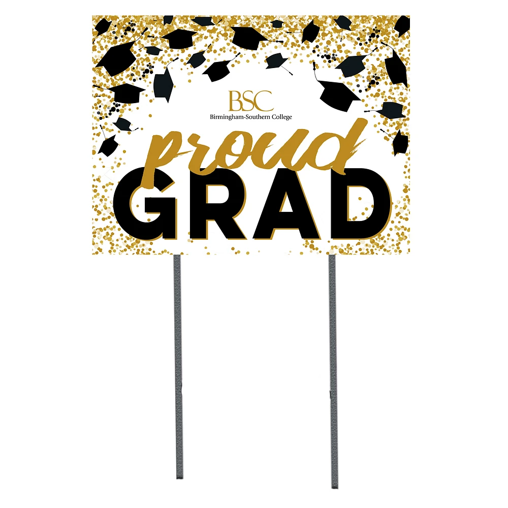 Birmingham-Southern Panthers  18" x 24" Proud Grad Yard Sign