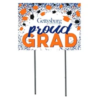 Gettysburg Bullets  18" x 24" Proud Grad Yard Sign