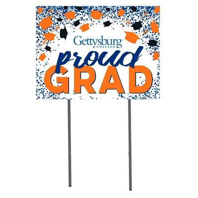 Gettysburg Bullets  18" x 24" Proud Grad Yard Sign