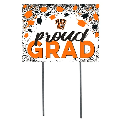 Rochester Institute of Technology Tigers  18" x 24" Proud Grad Yard Sign