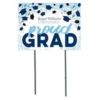 RWU Hawks  18" x 24" Proud Grad Yard Sign
