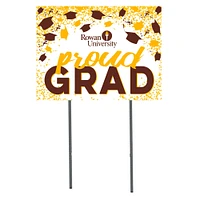 Rowan Profs  18" x 24" Proud Grad Yard Sign