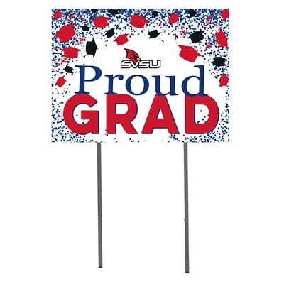 Saginaw Valley State Cardinals  18" x 24" Proud Grad Yard Sign
