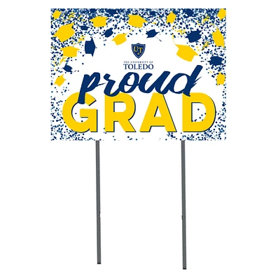 Toledo Rockets  18" x 24" Proud Grad Yard Sign