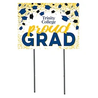 Trinity Bantams  18" x 24" Proud Grad Yard Sign