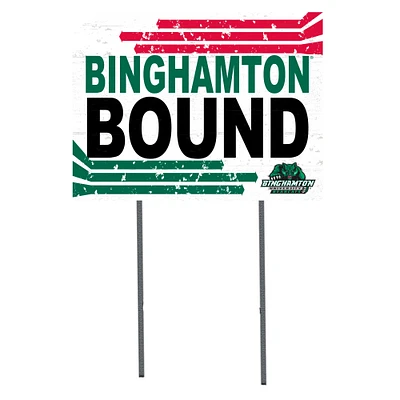 Binghamton Bearcats 18'' x 24'' Bound Yard Sign