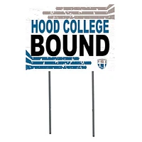 White Hood College Blazers 18" x 24" Bound Yard Sign