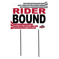 White Rider Broncs 18" x 24" Bound Yard Sign
