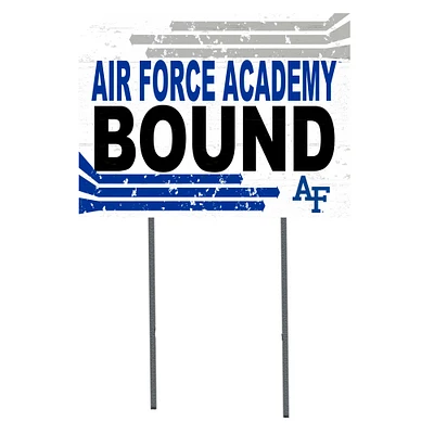 White Air Force Falcons 18" x 24" Bound Yard Sign