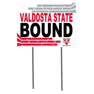 White Valdosta State Blazers 18" x 24" Bound Yard Sign