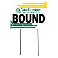 White Washtenaw Community College 18" x 24" Bound Yard Sign