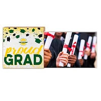 White Golden West College 5" x 10.5" Proud Grad Floating Frame