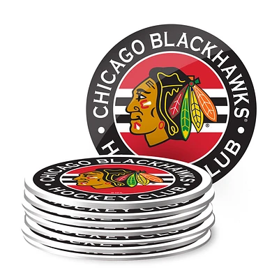 Chicago Blackhawks Eight-Pack Coaster Set