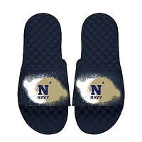 Men's ISlide  Navy Midshipmen Spray Paint Slide Sandals