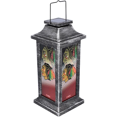 Chicago Blackhawks Solar Garden Lantern