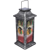 Chicago Blackhawks Solar Garden Lantern