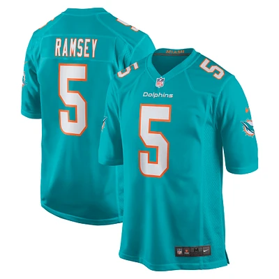 Men's Nike Jalen Ramsey Aqua Miami Dolphins Team Color Game Jersey