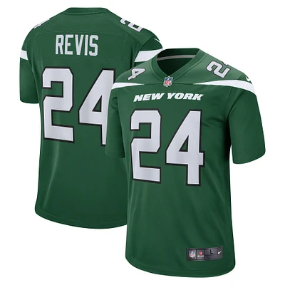 Men's Nike Darrelle Revis Gotham Green New York Jets Retired Player Game Jersey