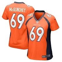 Women's Nike Mike McGlinchey Orange Denver Broncos Game Player Jersey