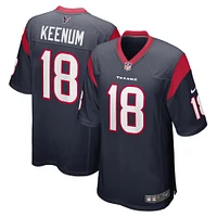 Men's Nike Case Keenum Navy Houston Texans Game Player Jersey