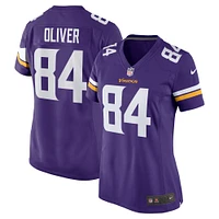 Women's Nike Josh Oliver Purple Minnesota Vikings Game Player Jersey