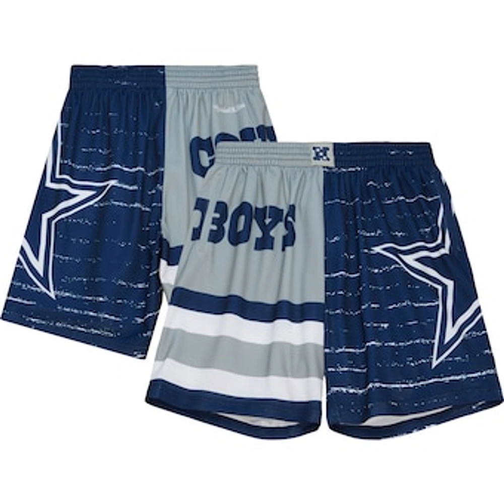 Men's Mitchell & Ness Gray Dallas Cowboys Jumbotron 3.0 Shorts