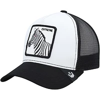 Men's Goorin Bros White Exxxtreme Curved Trucker Adjustable Hat