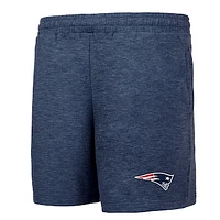 Men's Concepts Sport Navy New England Patriots Powerplay Tri-Blend Fleece Shorts