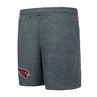 Men's Concepts Sport Charcoal Arizona Cardinals Powerplay Tri-Blend Fleece Shorts