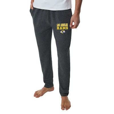 Men's Concepts Sport  Charcoal Los Angeles Rams Resonance Tapered Lounge Pants