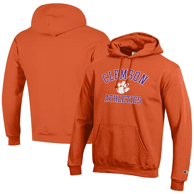 Men's Champion Clemson Tigers Athletics Logo Pullover Hoodie