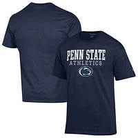 Men's Champion  Navy Penn State Nittany Lions Athletics Logo Stack T-Shirt