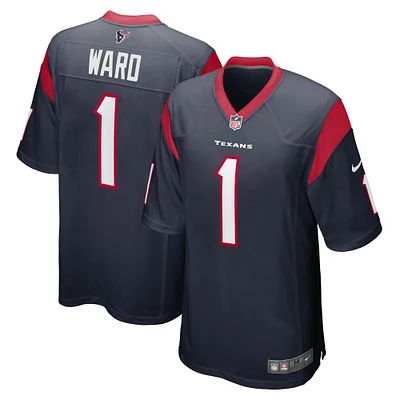 Men's Nike Jimmie Ward Navy Houston Texans Game Player Jersey