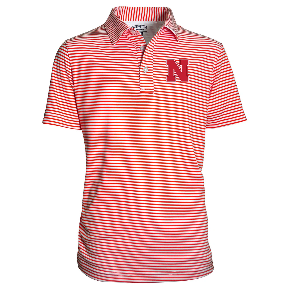 Youth Garb Scarlet Nebraska Huskers Carson Polo