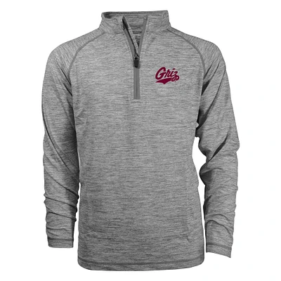 Youth Garb  Gray Montana Grizzlies Matthew Quarter-Zip Top