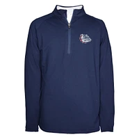 Youth Garb  Navy Gonzaga Bulldogs Matthew Raglan Quarter-Zip Top