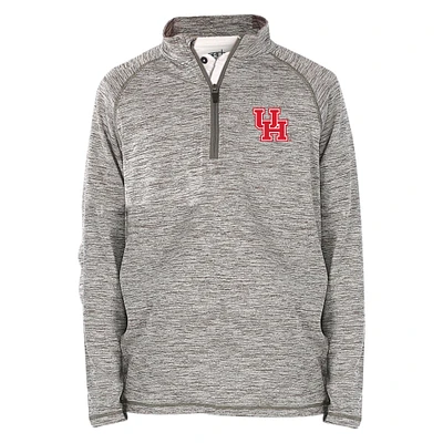 Youth Garb  Gray Houston Cougars Matthew Raglan Quarter-Zip Top
